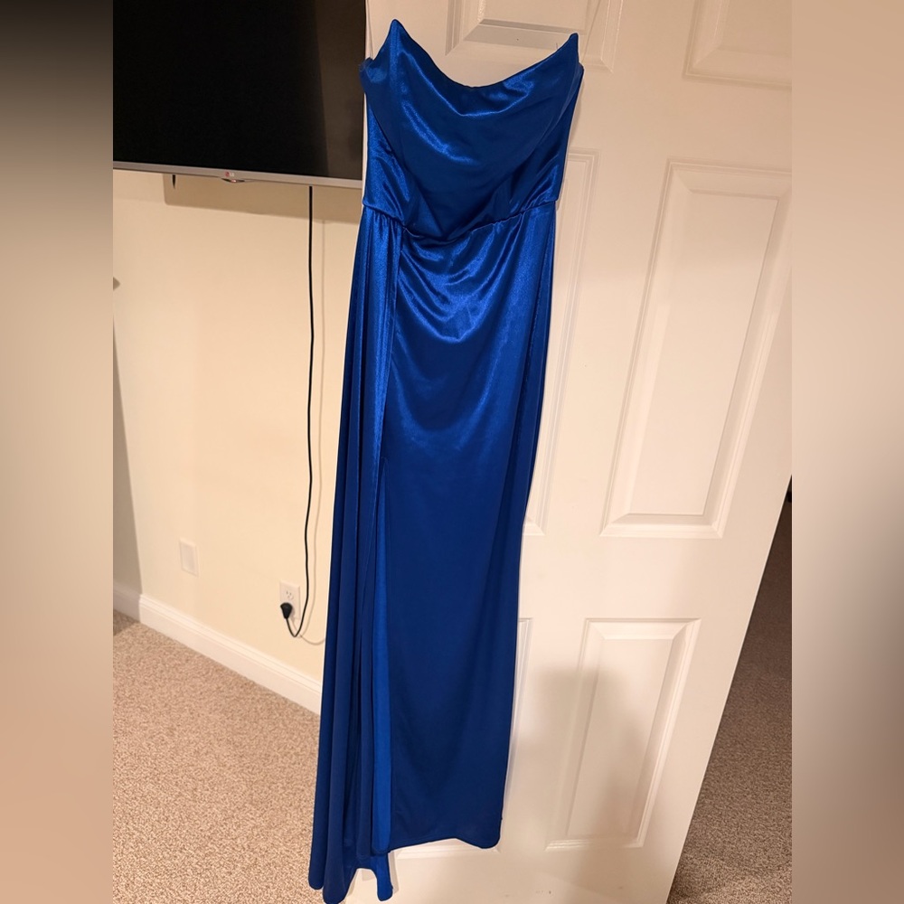 SHEIN Royal Blue Maxi Dress